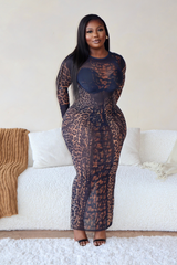 "MEL" MESH MAXI DRESS